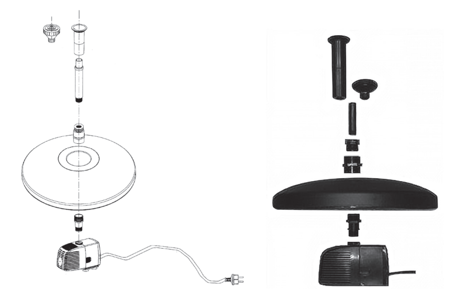 Aqua Forte плавающий фонтан floating fountain set