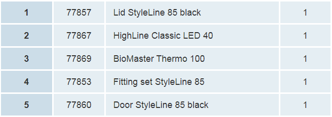 StileLine OASE 85 set 2