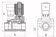 Клапан электромагнитный Sanlixin 3/4 ", нормально закрытый (SLP1DF02E1E20)