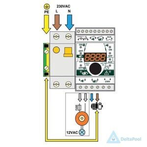 Универсальная панель управления toscano tpm pool b 10002585 230в bluetooth