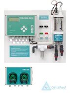 Автоматическая станция дозации c перистальтическими насосами Кристалл П. Свободный хлор, рН, Redox